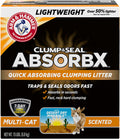Arm and Hammer Clump and Seal AbsorbX Lightweight Multi-Cat Scented Litter 15lb