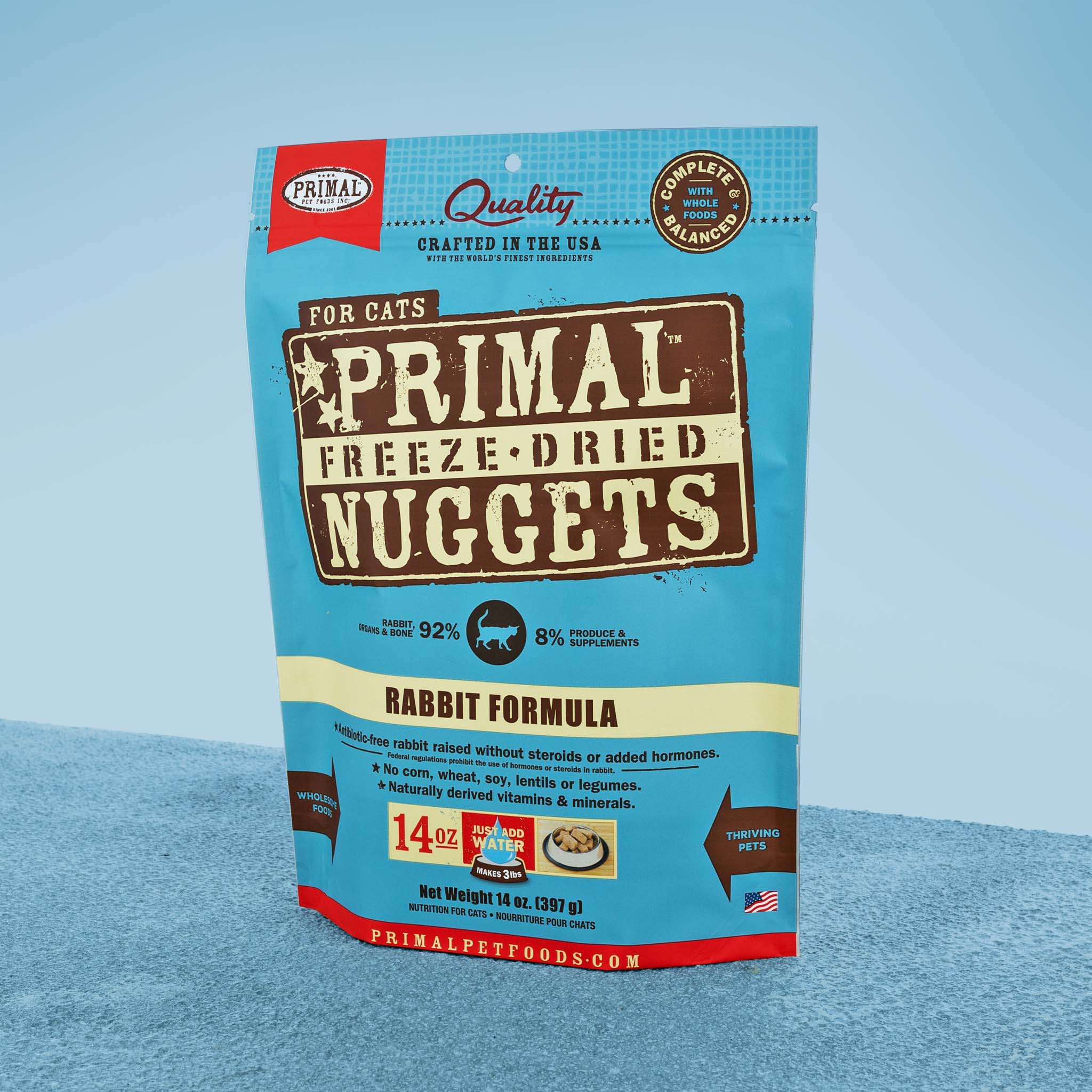 PRIMAL CAT FREEZE-DRIED NUGGETS RABBIT 5,5oz