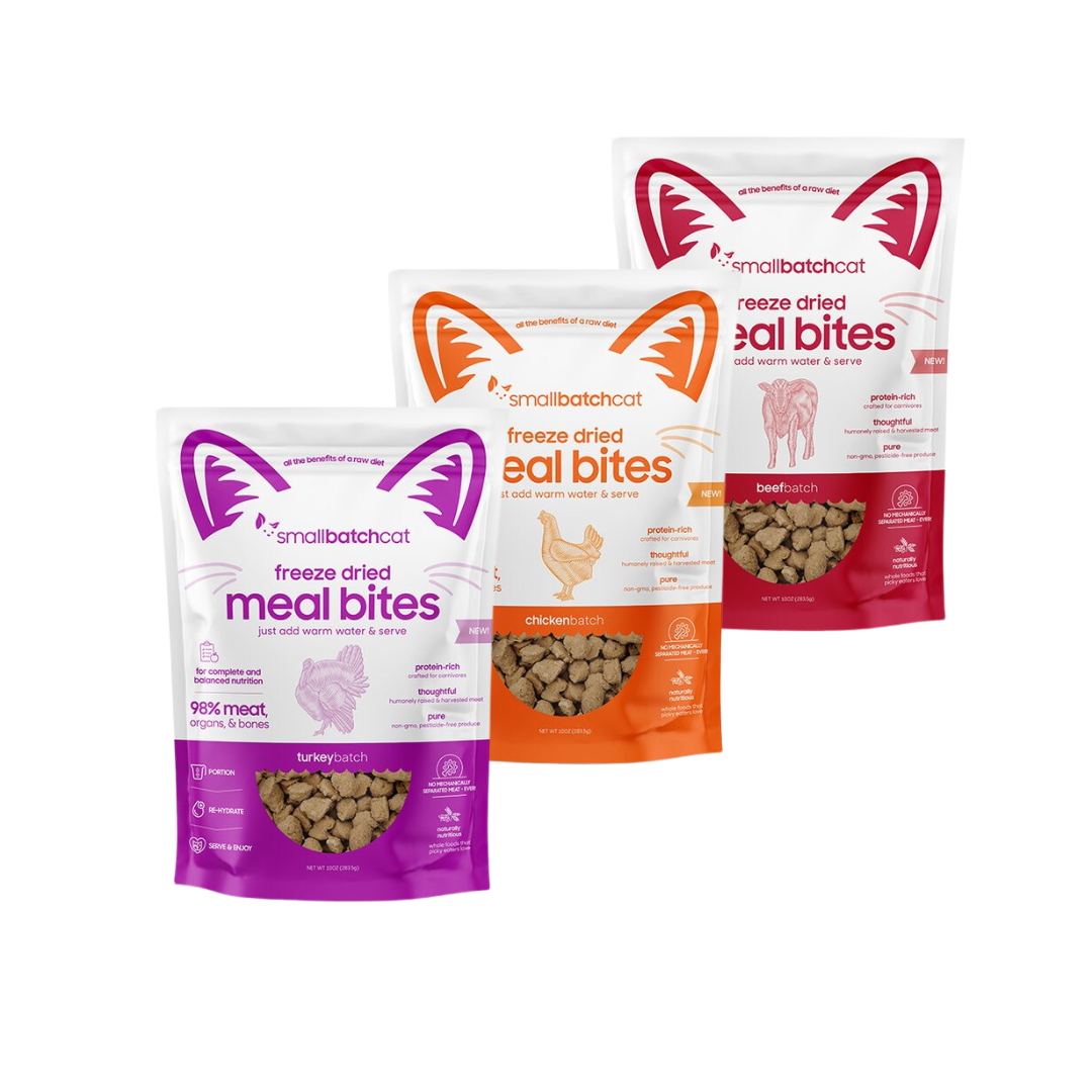 SmallBatch | Freeze Dried Meal Bites for Cats - 10oz